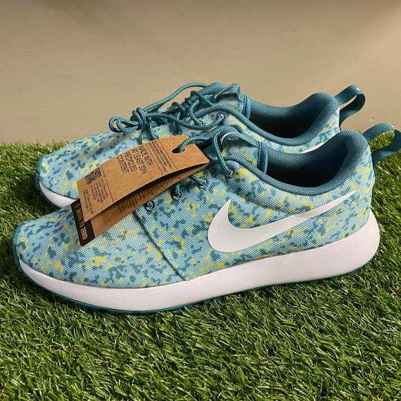 Nike Roshe G Spikeless Golf Shoes Teal Green Camo Mens 9.5 FD2599-400 NEW main image 6